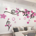 3D Acrylic Wall Stickers for Home Wedding Decoration